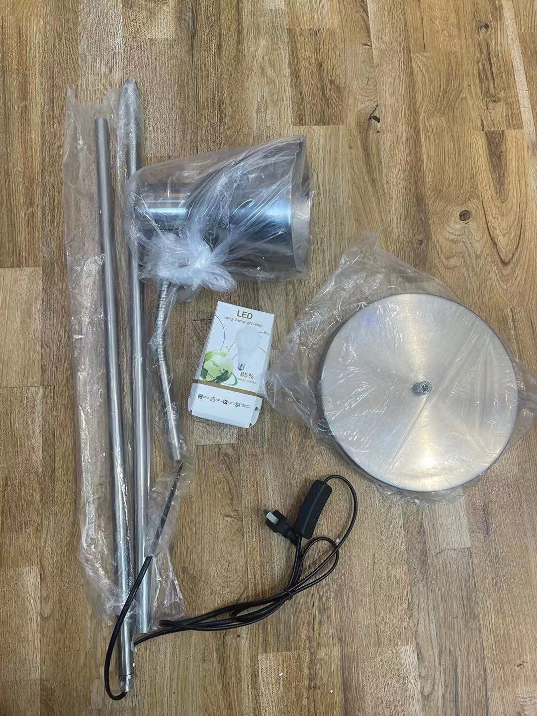 IKEA Digital Shoppy Lersta Floor/Reading LED Lamp (Aluminum, Silver, Pack Of 1)