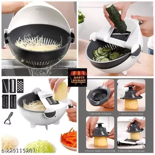 7 in 1 Vegetable Basket With Cutter