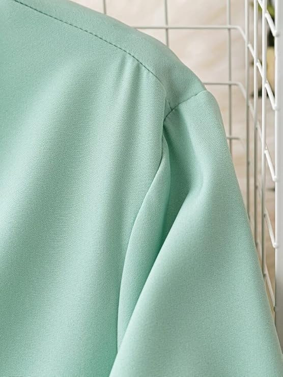 Leriya Fashion Western Dress || Rayon Solid Button Front Shirt Dress for