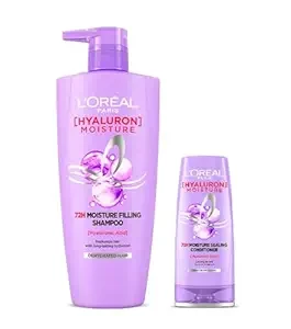 L Oréal Paris Hyaluron Moisture Hair Care Shampoo 650Ml + Conditioner 71.5Ml (2 Items In The Set)
