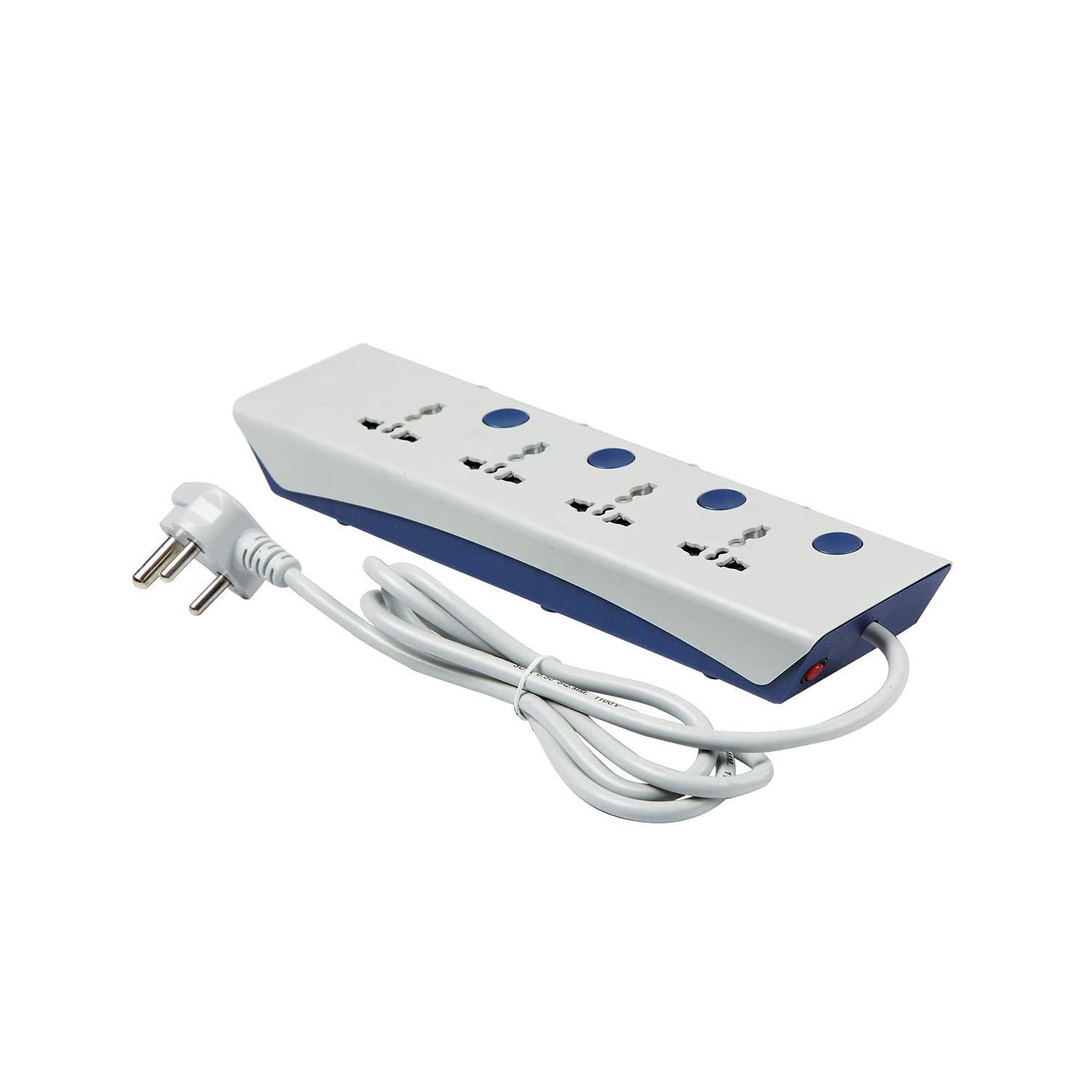 Havells Royalstar 4+4 spikeguard (2 mtr)-10A-USB 2.1A, White, AHNKOXB104