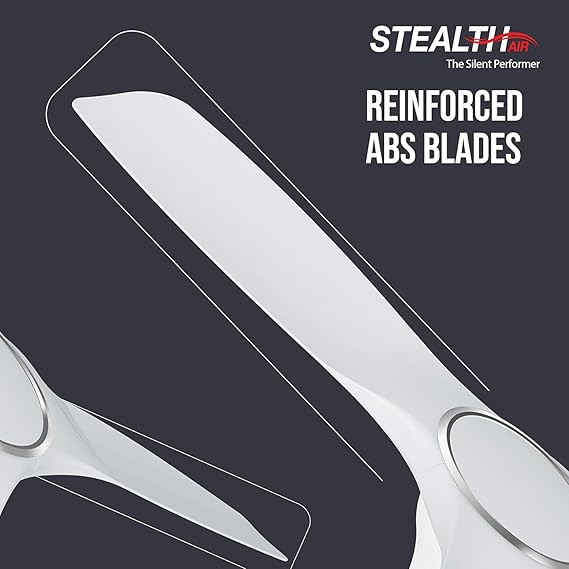 Havells 1200mm Stealth Air BLDC Motor Ceiling Fan | Most Silent & Premium, 5 Star with RF Remote, 100% Copper | Upto 55% Energy Saving, Timer, Memory Backup | (Pack of 1, Mettalic Black)