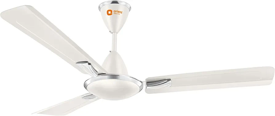 Orient Electric Gratia Shine 1200 MM Deco Fan (Pearl Metallic White)