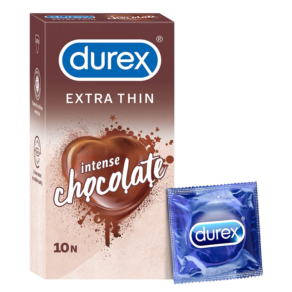 Durex Extra Thin Intense Chocolate Flavoured Condoms For Men