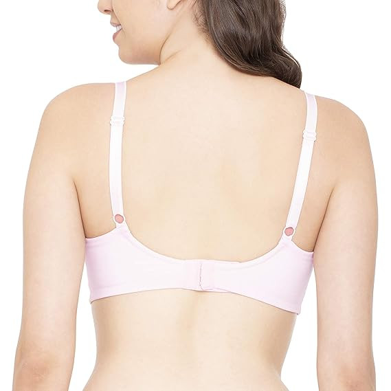 Enamor Women's Everyday Cotton T-Shirt Bra - Non-Padded, Non-Wired, Full-Coverage, Pinch-Free, Ultra-Smoothing Design