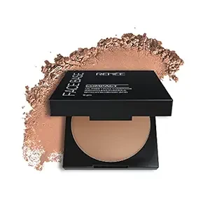 RENEE Face Base Compact - Almond Beige, 9gm