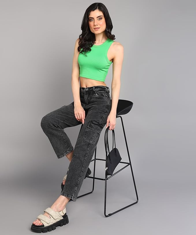 Nifty Women's Cotton Blend Stretchable Mid Rise Jeans