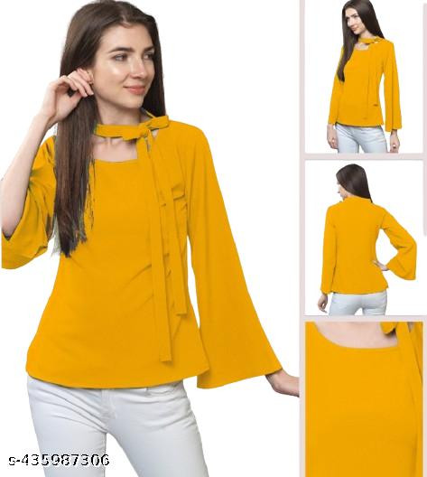 Tops for Women Stylish Latest | Office Wear Tops for Women | Cotton Blend Tops for Women | V-Neck Top
