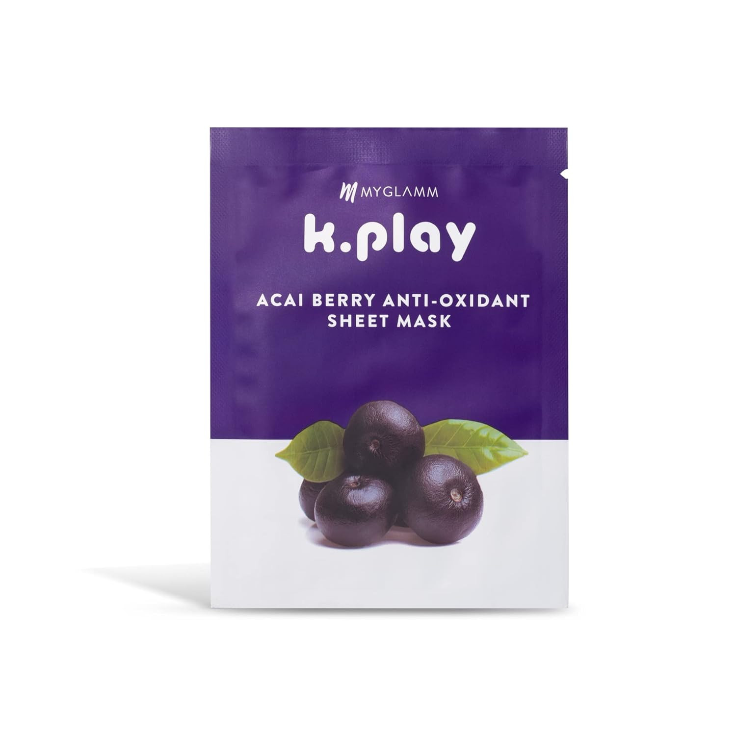 K.PLAY – ACAI BERRY ANTI-OXIDANT SHEET MASK (PACK OF 1)