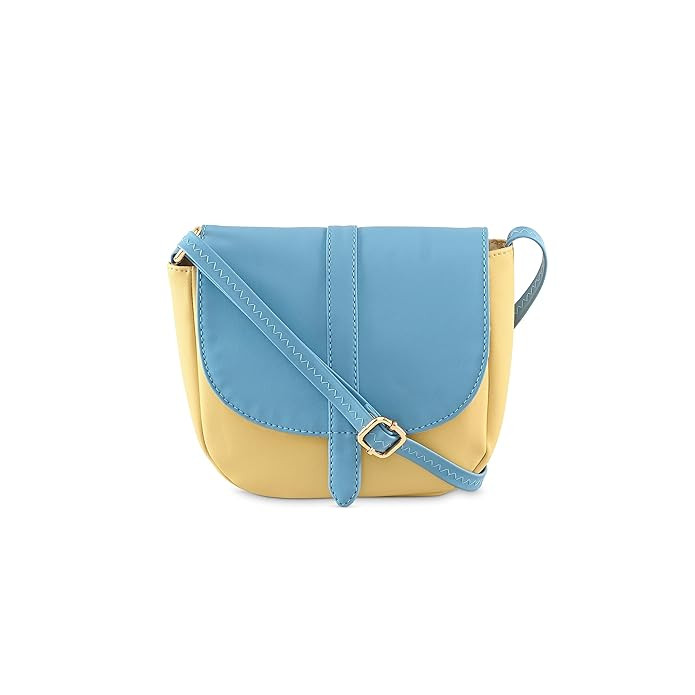 Fastrack Sling Bag For Women, GIrls and Ladies | Has Adjustable Sling Straps | Made of Premium Faux Leather