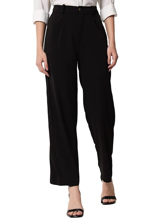 KOTTY Women Straight Trouser