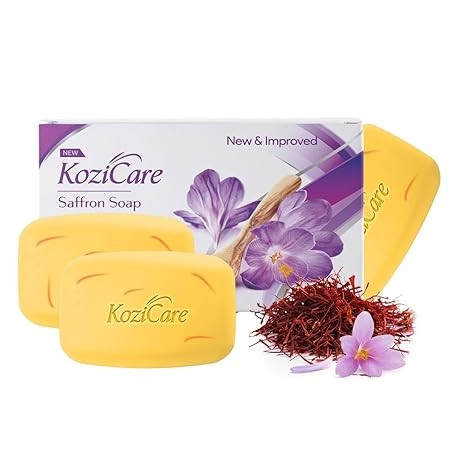 Kozicare Glycerin Soap | Kojic acid skin whitening soap - Pack of 3 | With goodness of Black Castor| Bath Soap for Healthy, Radiant Complexion | Both for Men & Women