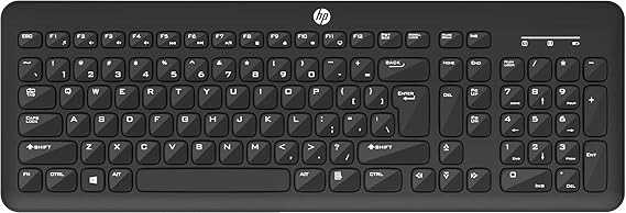 HP K260 Wireless Keyboard/Quick/Comfy/Accurate/Plug and Play/Led Indicators,Black