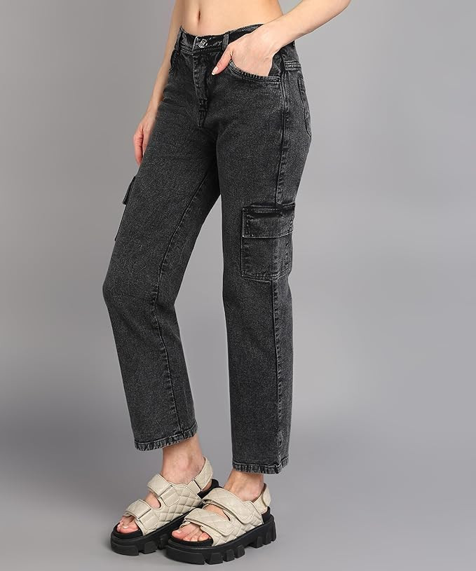 Nifty Women's Cotton Blend Stretchable Mid Rise Jeans