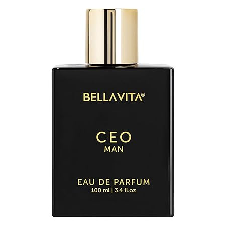 Bella Vita Luxury CEO Man EDP 100ml with Lemon, Lavender, Tonka, Mandarin & Vetiver | Premium, Long Lasting Woody Fragrance Perfume for Men | Ideal for Every Moment