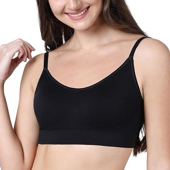 Enamor Women's Everyday Fashion T-Shirt Bra - Padded, Non-Wired, Full Coverage, Ultra Soft, No-Pinch, and No-Show Through