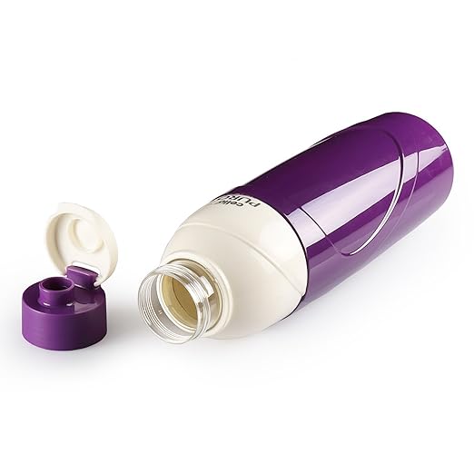 Cello Plastic Puro Classic Insulated Water Bottle (900ml, Assorted) - Set of 4