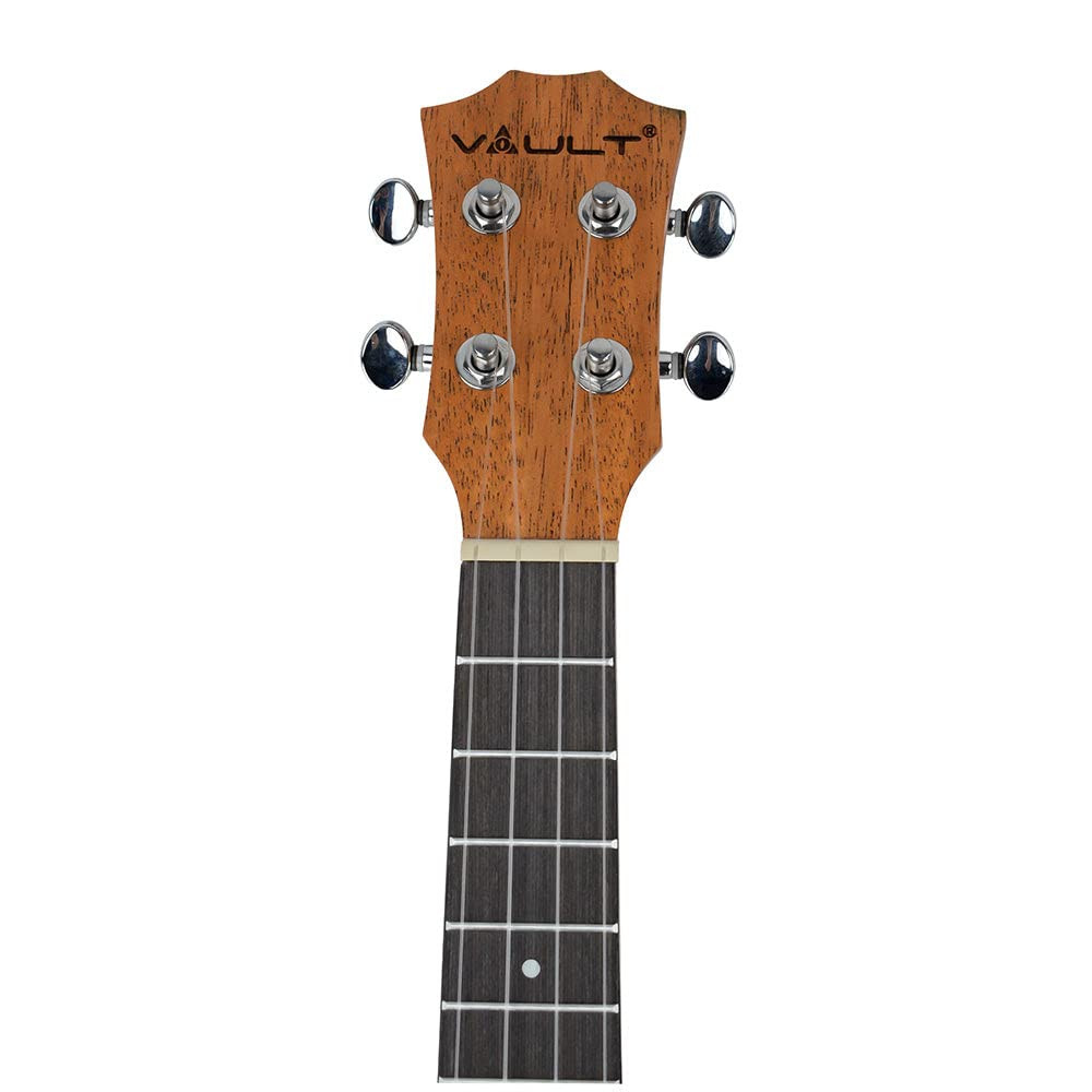 Vault UK-2000CCE 23-Inch Solid Mahogany Top Premium Electro-Acoustic Concert Ukulele With EQ & Gig-Bag