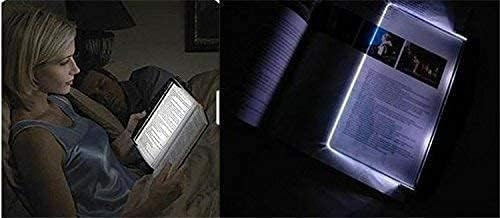 Sakar Night Vision Panel||Page Portable LED Book Light||LED Reading Light||Student Eye Protection Light for Night Reading||Wedge Bed Time Reading Lamp||Library & Outdoor Travels(Pack of 1).