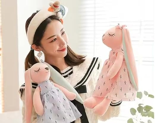 SCOOBA Super Soft Korean Quality Frock Dress Rabbit 35cm Pack of 1