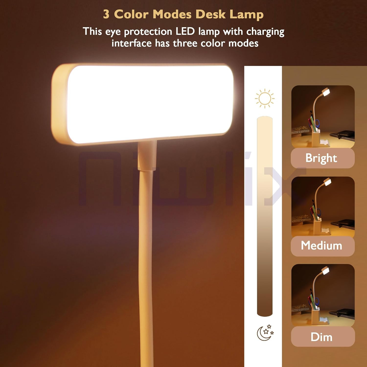 Philips Cosmos 5W(581930) Touch Controlled Rechargeable Table Lamp with Brightness Control