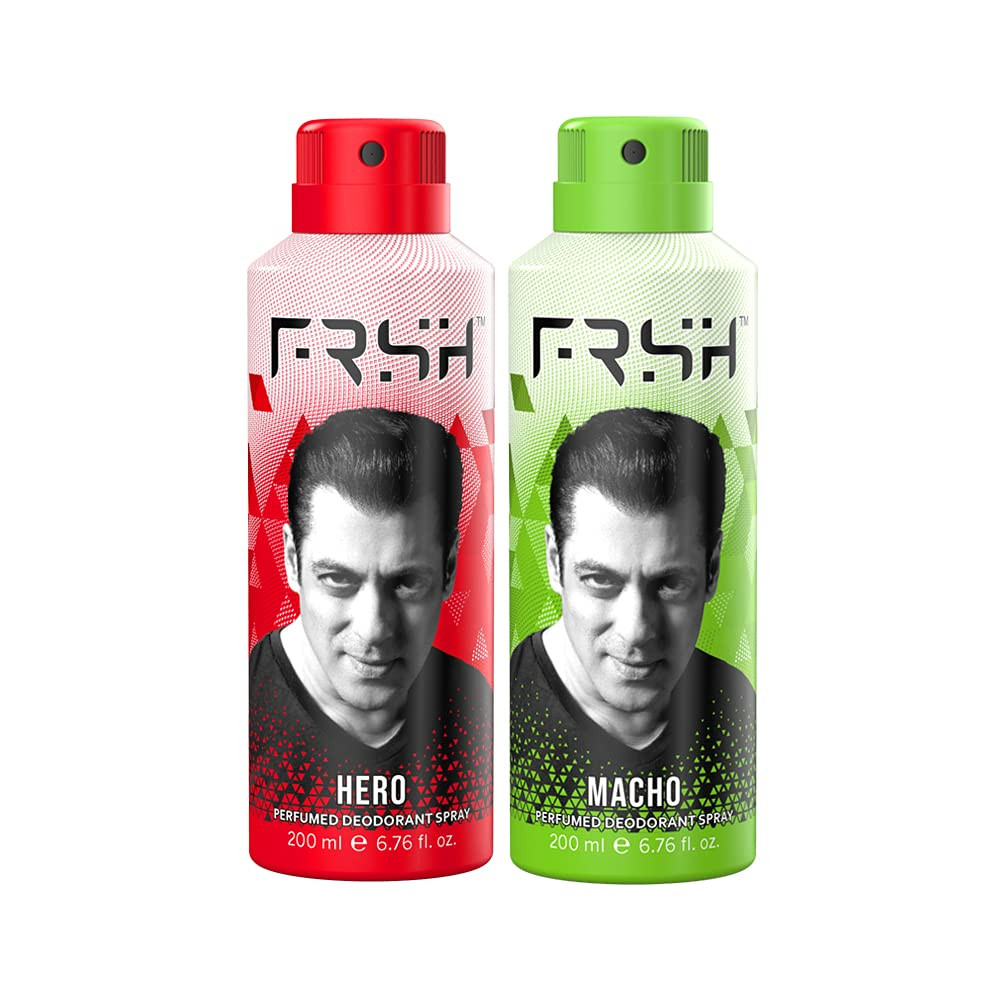 Frsh by Salman Khan Perfumed Deodorants Men Body Spray Pack Of 2