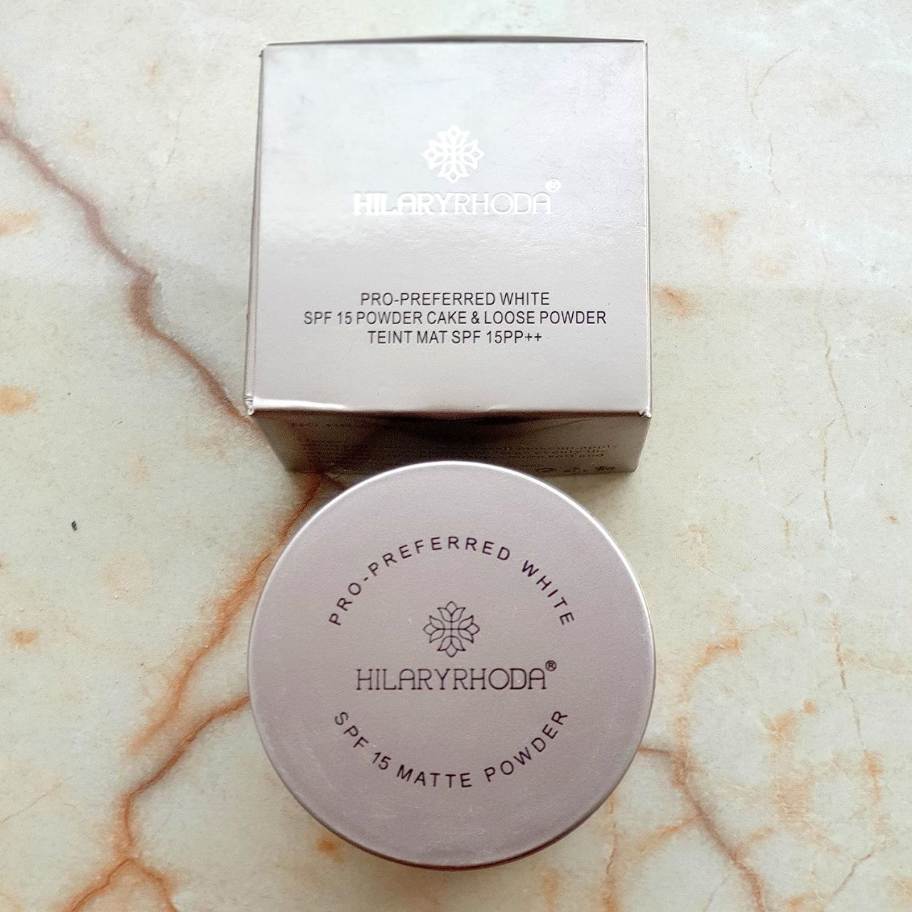 Hilary Rhoda Pro-Preferred White Powder Cake & Loose Powder