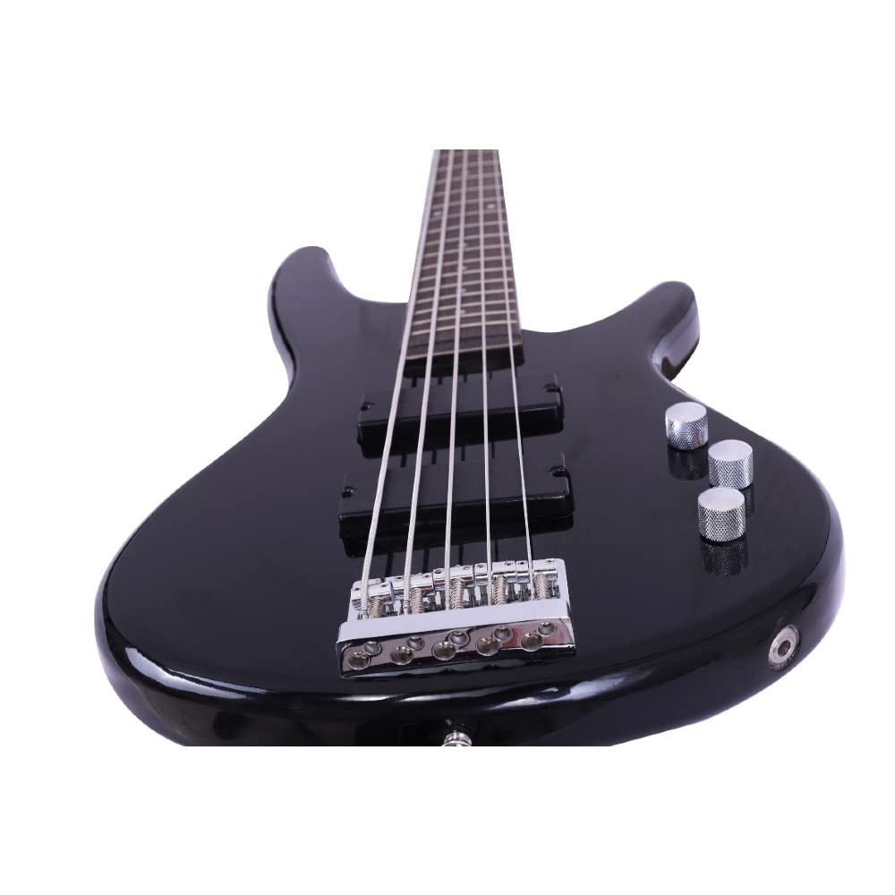 Vault PB5 Precision 5-String Bass Guitar - Black