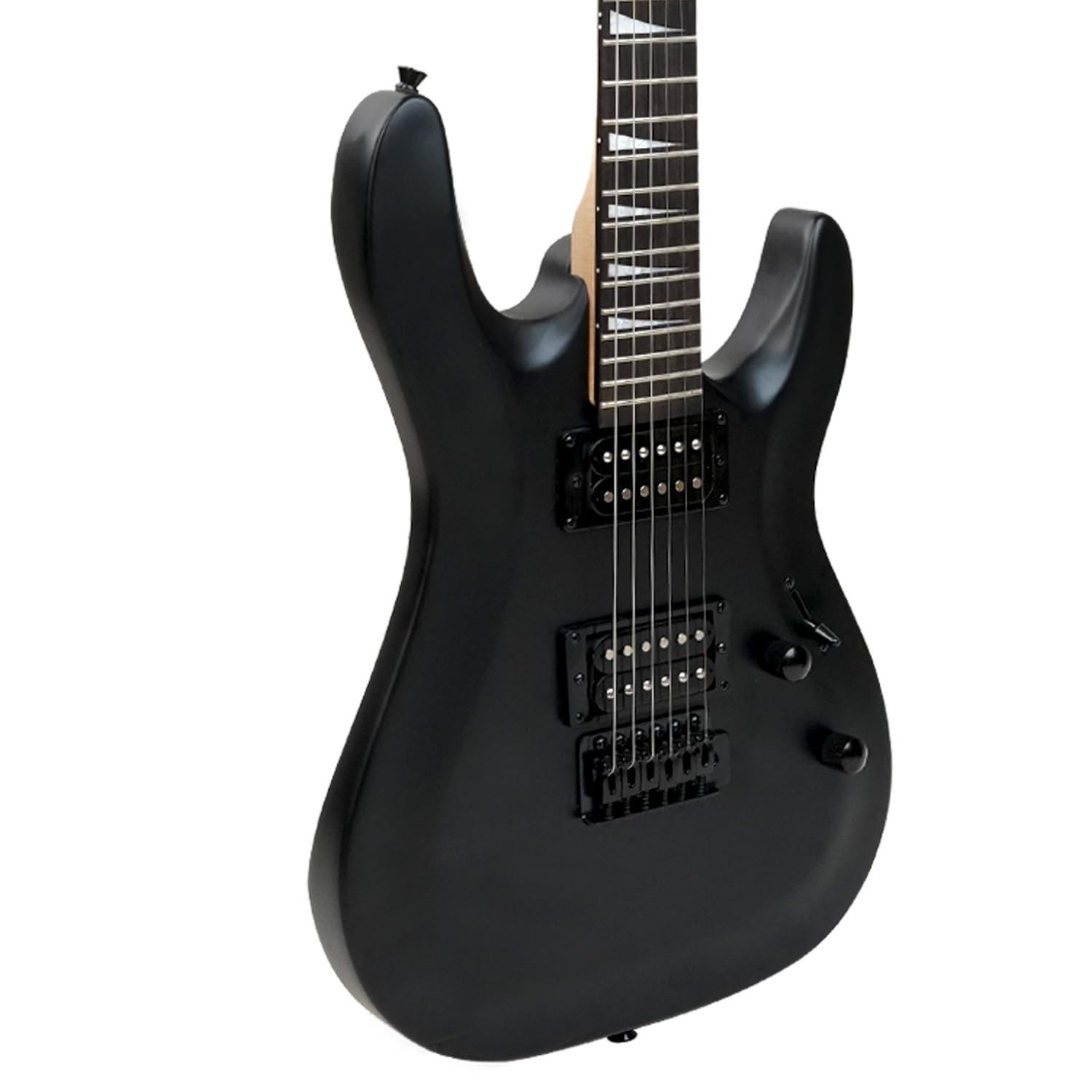 Kadence Electric Guitar - Full Size Poplar Solid Body Electric Guitars with Humbucker Pickups, SG Style Body Shape and Tremelo