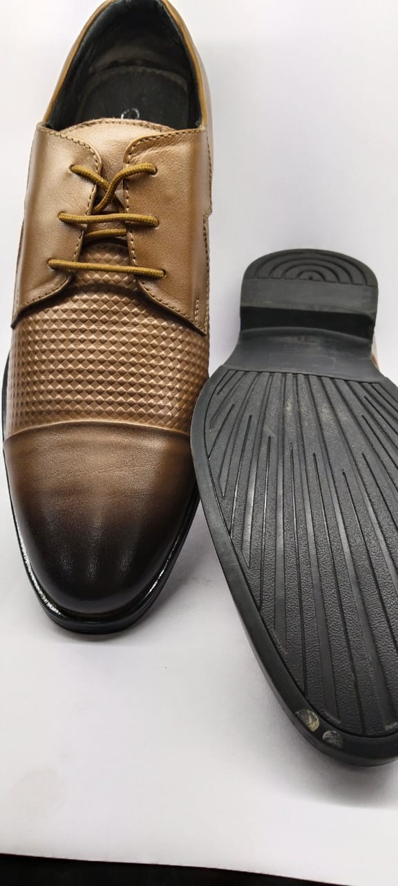 Men's Leather Brown Formal Shoes for Men
