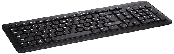HP K260 Wireless Keyboard/Quick/Comfy/Accurate/Plug and Play/Led Indicators,Black
