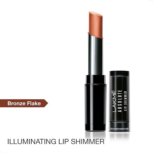 Lakmé Absolute Illuminating Lip Shimmer, Copper Spark, 3.6g