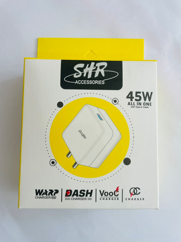 CHARGER 45W WITH C DATA CABLE