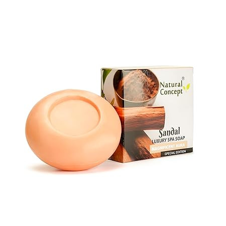 Nat Habit Cold Processed Soothing Sandalwood Butter Bath Soap For Natural Exfoliation, Skin Brightening, Scar Reduction & Tan Removal (Pack of 2 x 125gm)