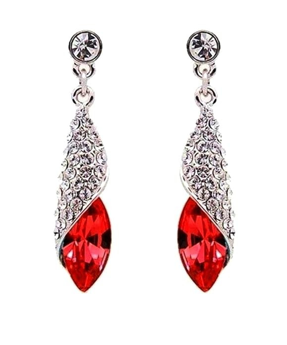 YouBella Jewellery for women Gold-plated Crystal Drop Earings Earrings for Women & Girls