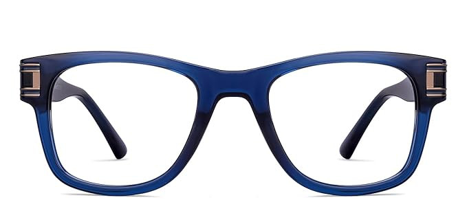 Lenskart Studio Hip Hop Ft. Divine | Full Rim Rectangular Zero Power Bluecut & Antiglare Computer Eyeglasses For Eye Protection And Strain | Men & Women | Large | LK E000044
