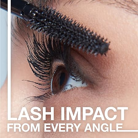 Maybelline New York Waterproof Mascara, Lengthening & Volumizing Mascara, With Bamboo Extract & Fibres, Lash Sensational Sky High, Very Black, 6ml