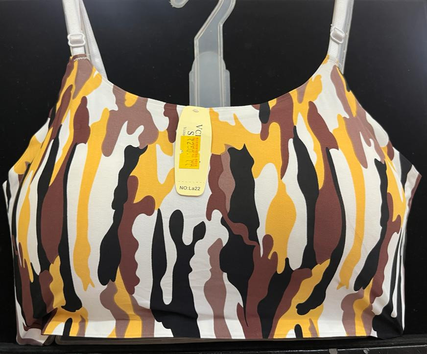 Women's Padded Non-Wired Printed Removable Padding Tube Bra - (Free Size)