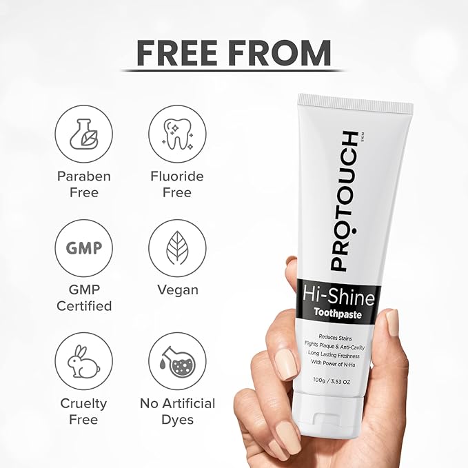 PROTOUCH Complete Oral Care Routine | Ultrasonic Toothbrush, Teeth Whitening Pen and Hi-Shine Toothpaste | Whiter Teeth & Fresher Breath for a Brighter Smile on-the-go | Enamel Safe | For Men & Women