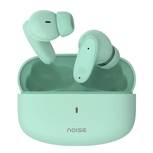 ct Truly Wireless in Ear Earbuds with 50H Playtime, Quad Mic with ENC, Instacharge(10 min=120 min), 13mm Driver, Hyper Sync, and BT v5.2 (Mint Green)