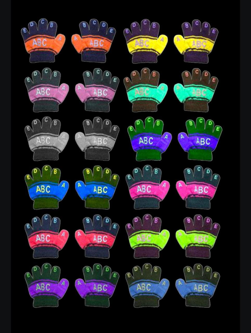 Gloves for kids pack of 6