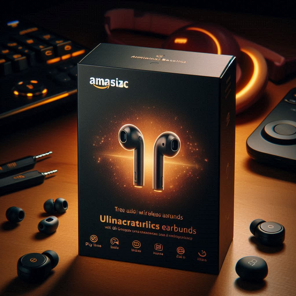 Ultimate Audio Experience: Amazon Basics True Wireless Earbuds with 60 Hours Play Time