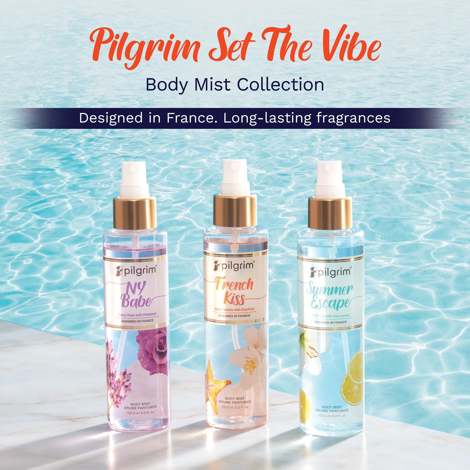 PILGRIM – BODY MIST COLLECTION (3 X 150 ML)