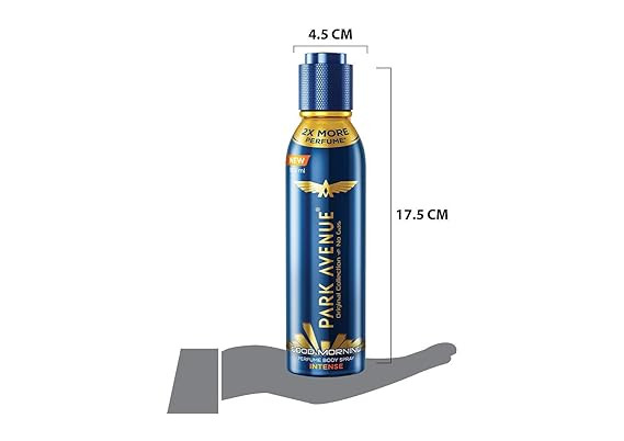 Park Avenue Men Original Collection | Liquid Deodorant | Fresh Long-Lasting Aroma Good Morning Intense | 120Ml