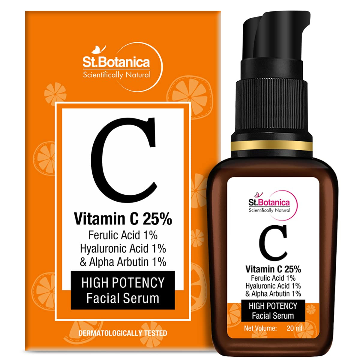 ST. BOTANICA – VITAMIN C 25% FACIAL SERUM (20 ML)
