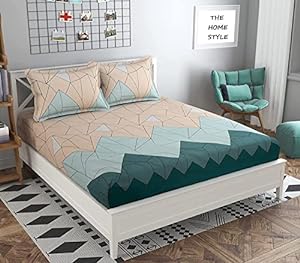 Queen Size Bedsheet with 2 Pillow Cover