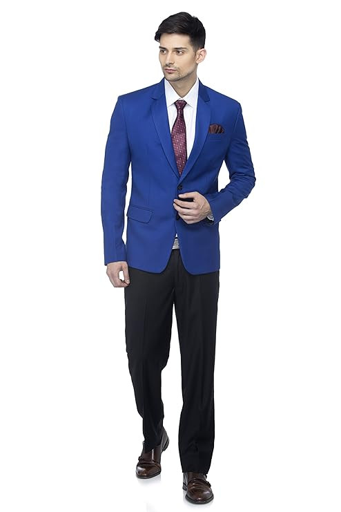 FAVOROSKI Designer Men's Slim Fit Notch Lapel Collar Tuxedo Blazer