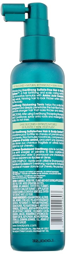 L'Oreal Paris EverStrong Hair Thickening Tonic 5.1 Fluid Ounce