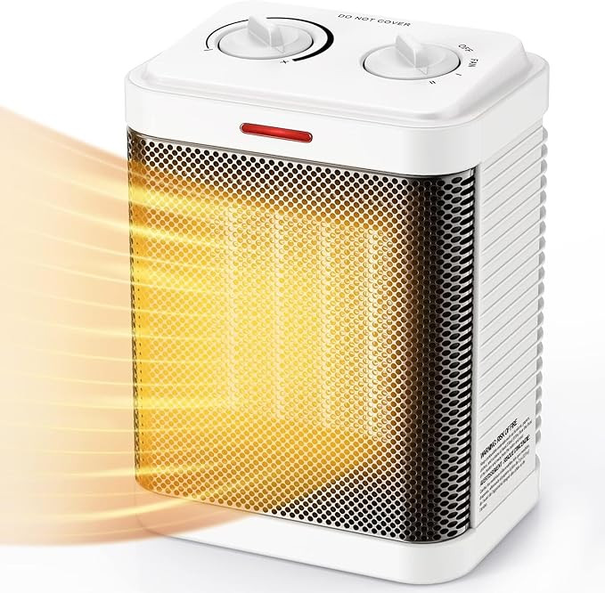 Room Heater For Bedroom TEKCOOL Portable Room Heater | 1500W | 3 Heating Mode | Advanced Overheat Protection | Safety Quiet Heating, Multiple Protection, Portable Heater for Office Room Desk Use