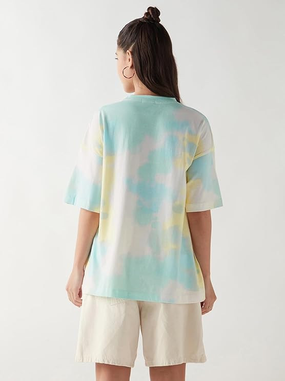 Bewakoof Women's Graphic Print Oversized Fit T-Shirt